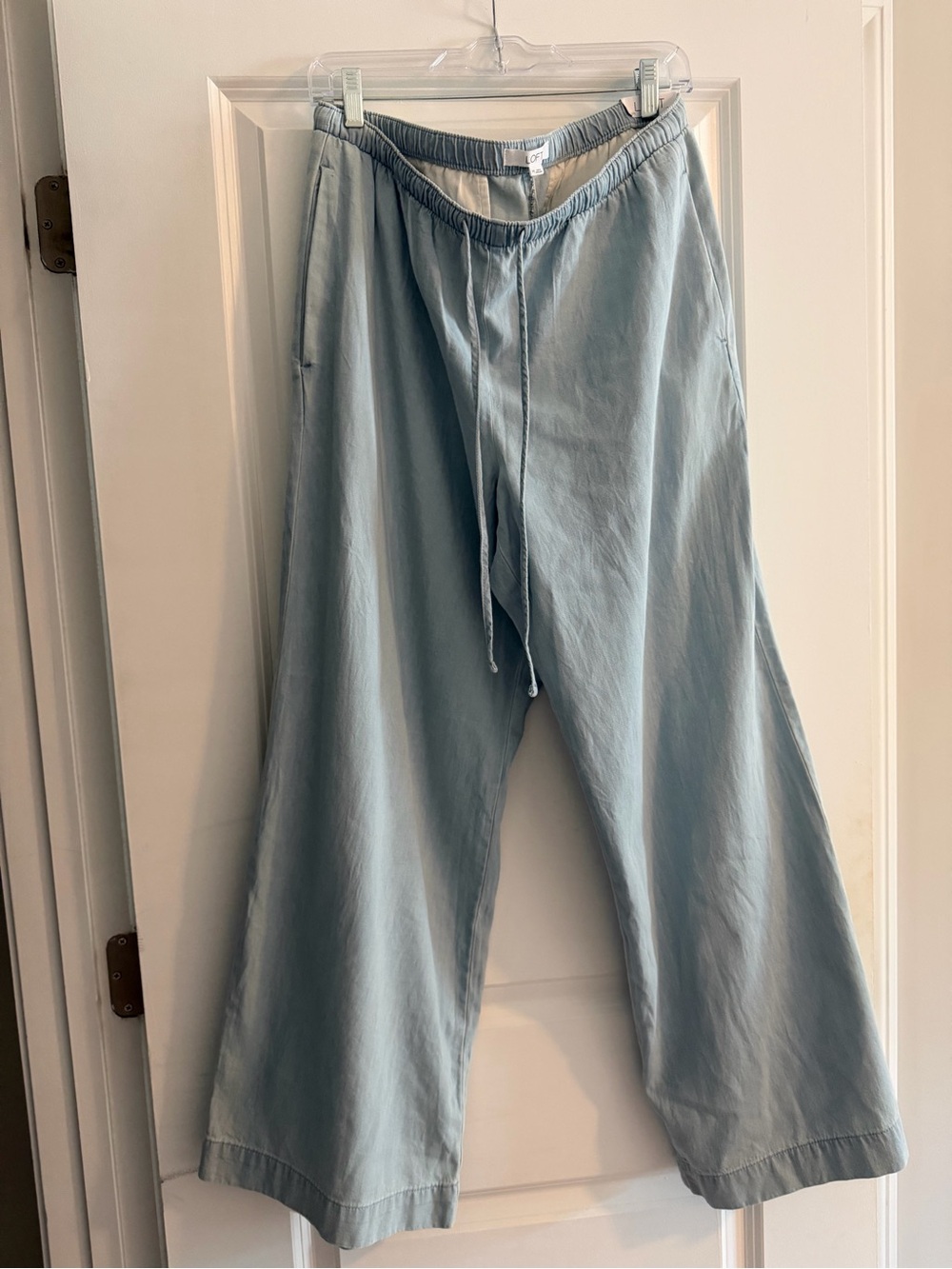 Loft draw string jeans/flowy pants